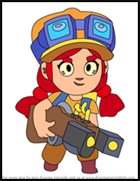 How to Draw Jessie from Brawl Stars
