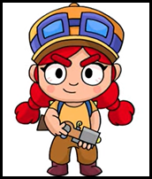 How to Draw Brawl Stars | Jessie