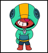 How to Draw Leon | Brawl Stars