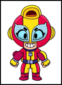 How to Draw Max | Brawl Stars