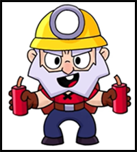 How to Draw Dynamike | Brawl Stars
