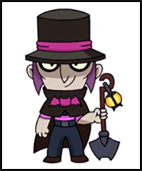 How to Draw Brawl Stars | Mortis