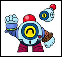 How to Draw Nani and Peep | Brawl Stars