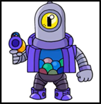 How to Draw Brawl Stars | Rico | Step-by-Step Tutorial