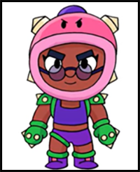 How to Draw Brawl Stars | Rosa