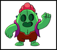 How to Draw Brawl Stars | Spike