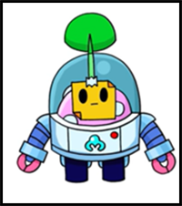 How to Draw Sprout from Brawl Stars