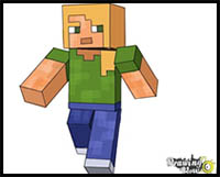 How to Draw Alex from Minecraft