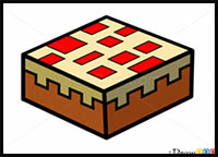 How to Draw Cake, Minecraft