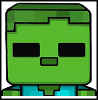 How to Draw Minecraft Zombie