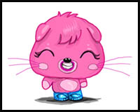 How to Draw Poppet from Moshi Monsters