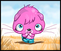 How to Draw Poppet from Moshi Monsters