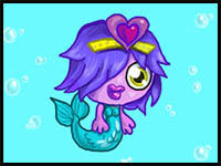 How to Draw Cali from Moshi Monsters