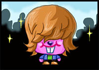 How to Draw Dustbin Beaver from Moshi Monsters