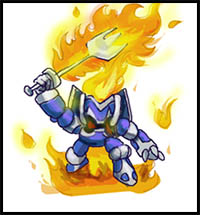 How to Draw Ignitor from Skylanders Giants