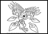 How to Draw Stormblade from Skylanders