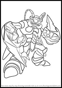 How to Draw Swarm from Skylanders