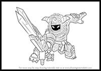 How to Draw Wild Storm from Skylanders
