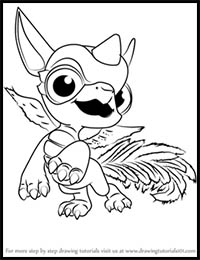 How to Draw Breeze from Skylanders