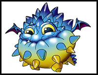 How to Draw Pop Thorn (Skylanders) Easy