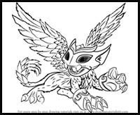 How to Draw Scratch from Skylanders