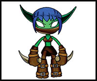 How to Draw Stealth Elf (Skylanders)