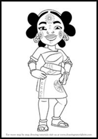How to Draw Aina Daisy Outfit from Subway Surfers