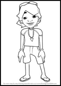 How to Draw Brody from Subway Surfers