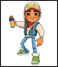 How to Draw Jake from Subway Surfers