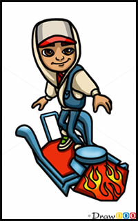 How to Draw Jake on Hot Rod