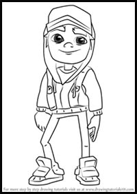 How to Draw Jake from Subway Surfers