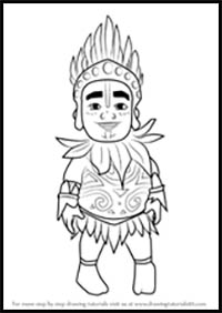 How to Draw Izzy from Subway Surfers