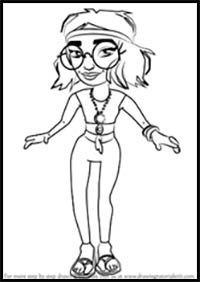 How to Draw Jenny from Subway Surfers