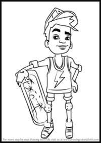 How to Draw Nick from Subway Surfers