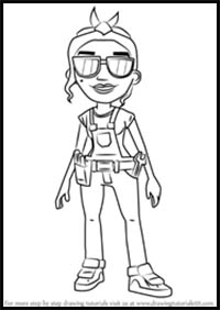 How to Draw Ramona from Subway Surfers