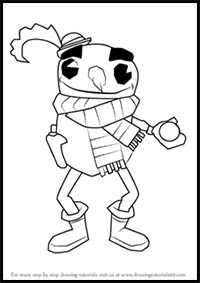 How to Draw Buddy from Subway Surfers