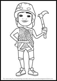 How to Draw Carlos from Subway Surfers