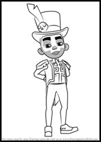 How to Draw Eddy from Subway Surfers
