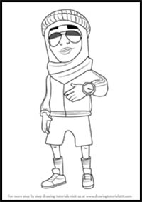 How to Draw Prince K from Subway Surfers