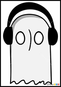 How to Draw Napstablook, Undertale