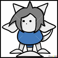 How to Draw Tem, Undertale