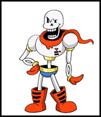 How to Draw Papyrus | Undertale