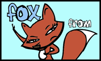 How to Draw Fox from Skunk Fu with Easy Step by Step Drawing Lesson