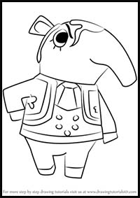 How to Draw Olaf from Animal Crossing