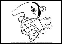 How to Draw Annalisa from Animal Crossing