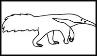 How to Draw an Anteater