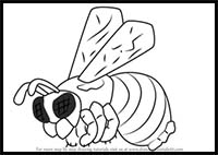 How to Draw Queen Bee from Terraria