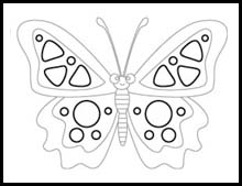 How to Draw a Butterfly