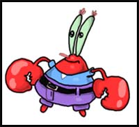 How to Draw Mr. Crabs from Spongebob Squarepants