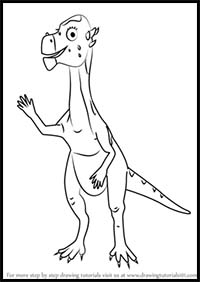 How to Draw Patrick and Pamela from Dinosaur Train